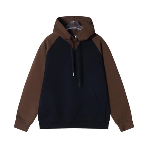 WY503秋冬季新款时尚个性撞色连帽套头卫衣休闲运动宽松百搭上衣 商品图1