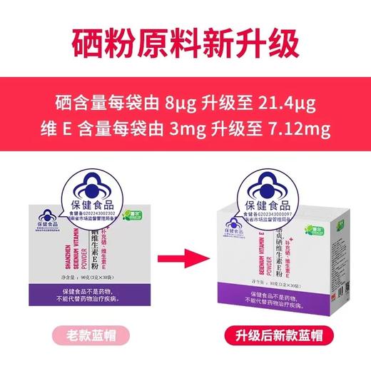 善尔 维生素E 硒粉90克（3克/袋*30袋） 商品图3