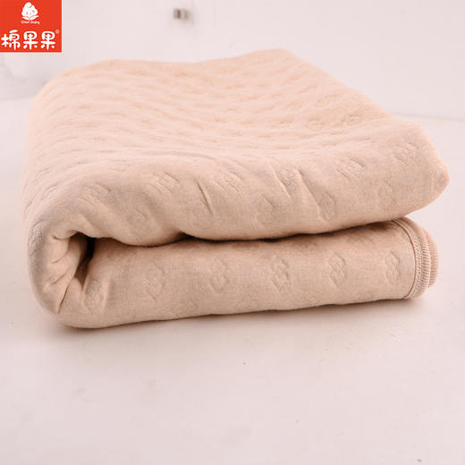 棉果果专柜同款彩棉空气层毯子（100*120cm）M405552600045 商品图3