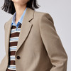 【严选】伊芙丽假两件特调华尔兹纱通勤气质职业西装外套女2024秋季新款1F8911331 商品缩略图2