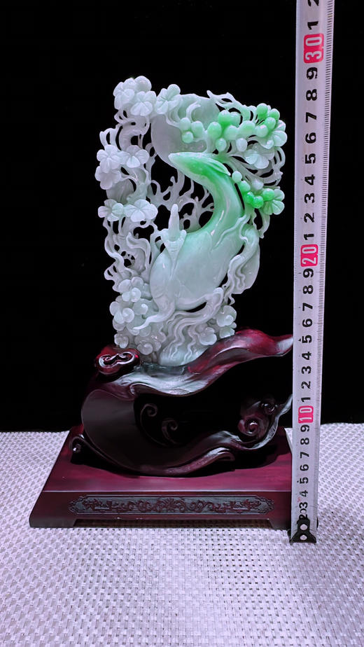 620465翡翠摆件【鹿鸣蝉音 一路发财】 商品图1
