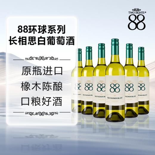 首彩 88环球系列 长相思白葡萄酒 750ml*6 商品图1