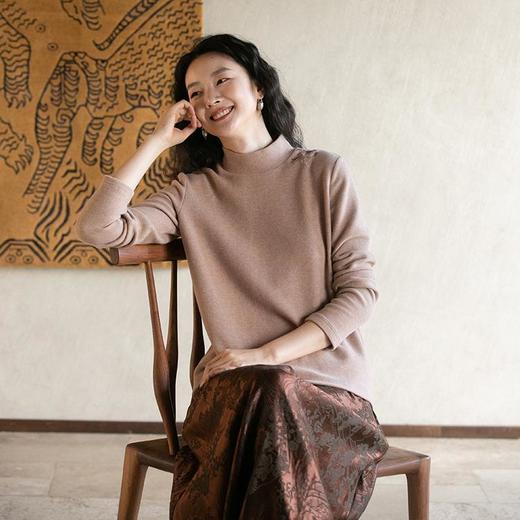 牧衣游原创 刺绣绒感套头衫----旷野 商品图2