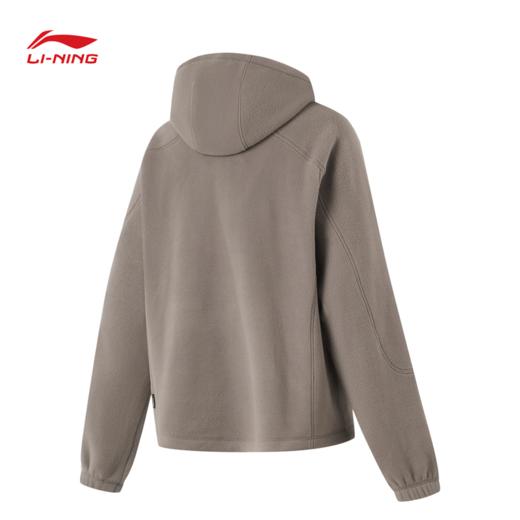 【L断码】李宁健身系列女子加绒保暖宽松套头连帽卫衣AWDU554【库存有限，如无货将做退款，介意慎拍！】 商品图5