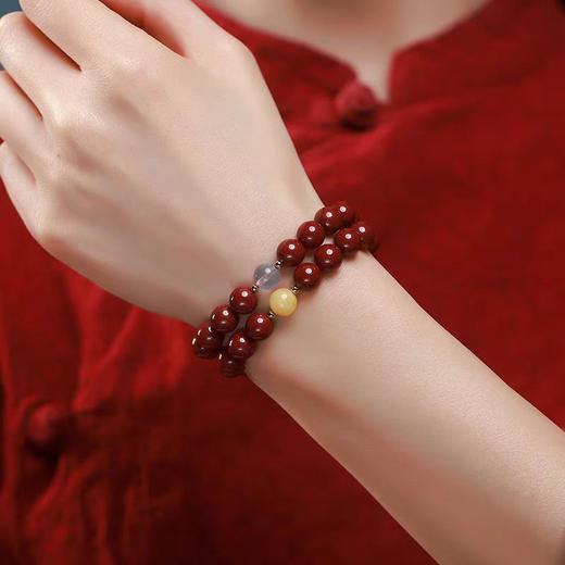 FOR DAYS 五行多宝原矿高含量莲花天然朱砂手串 商品图2