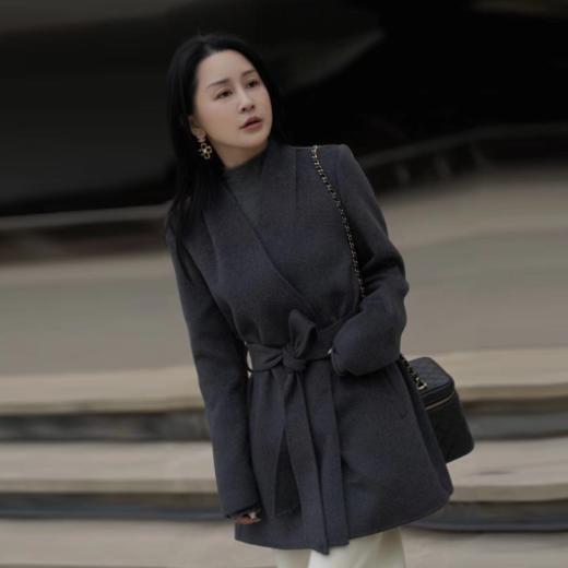 【S1】臣禾十羊绒一手长大衣JZ244080126 商品图0