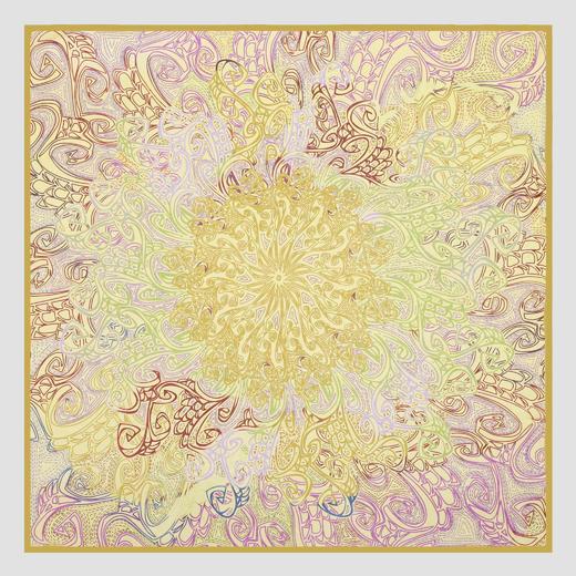 雪纺印花大方巾 KSS1501009 商品图1