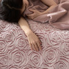 自然醒兔毛大马士革曼塔玫瑰系列盖毯毛毯欧式肌理感立体刷花兔毛绒毛毯秋冬加厚午睡毯高端沙发毯盖毯MT 商品缩略图7
