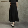 Famecoco范可儿棉质半身裙宽松弹力腰A字型长裙百搭FAC6HA003 商品缩略图3