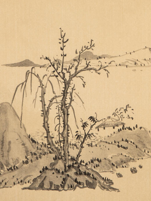 蒙晓羽山水《山水图》32*28.2㎝ 商品图2