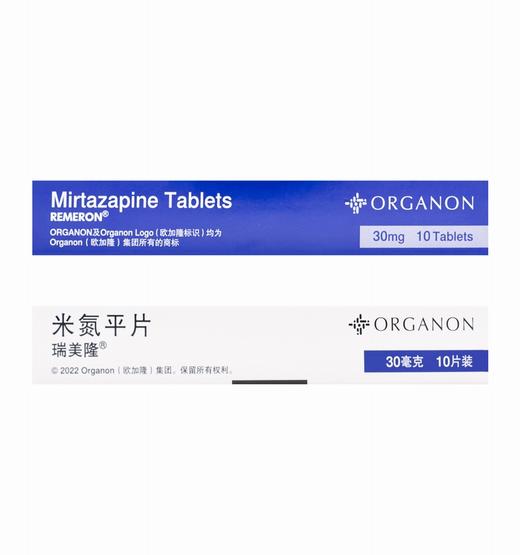 瑞美隆,米氮平片【30mg*10片】  杭州默沙东 商品图5