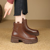 品质好货 | Safiya/索菲娅2024秋冬圆头复古休闲粗跟厚底短靴 SF44118717 商品缩略图6