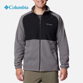 哥伦比亚男式拼色立领抓绒AE1446