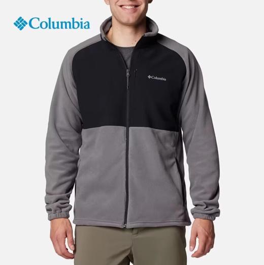 哥伦比亚男式拼色立领抓绒AE1446 商品图0