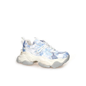 豪麟名鞋奥莱迪嘉女鞋时尚老爹鞋牛皮革DJJGA42WX017蓝色  原价1960元