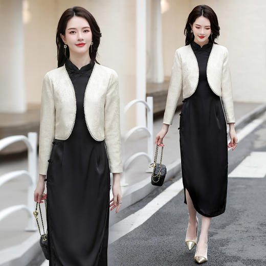 短款披肩百搭时尚流行上衣外套HR-CME8010 商品图0