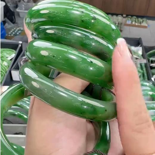 和田玉碧玉手镯 商品图0