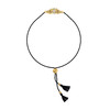 北京仓｜Dorothee sausset-Rakhi 2 Topaze blanche Fil Noir-黑绳 22k镀金 托帕石 转运珠 手链［法国设计师］ 商品缩略图1