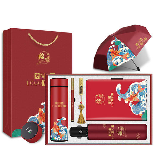 年会伴手礼商务礼品国潮保温杯套装公司送员工银行开业活动送客户 商品图4