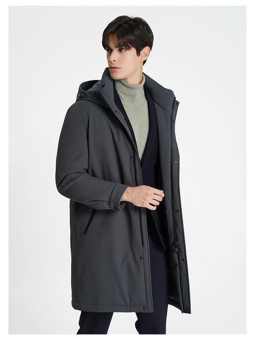 callisto深绿色白鹅绒羽绒服 商品图3