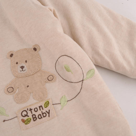 棉果果冬季新品专柜同款彩棉对开夹棉连体衣M401722899607 商品图2