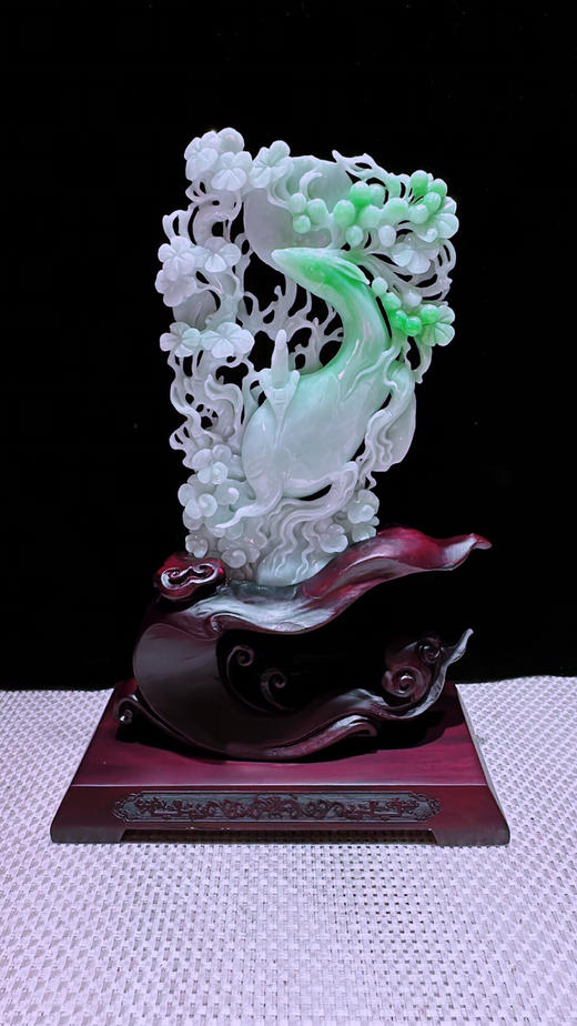 620465翡翠摆件【鹿鸣蝉音 一路发财】 商品图3