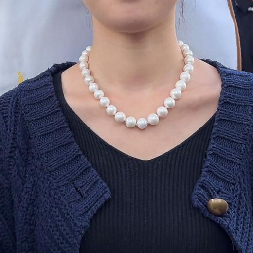 精品珍珠项链 S925 11-14mm 商品图0
