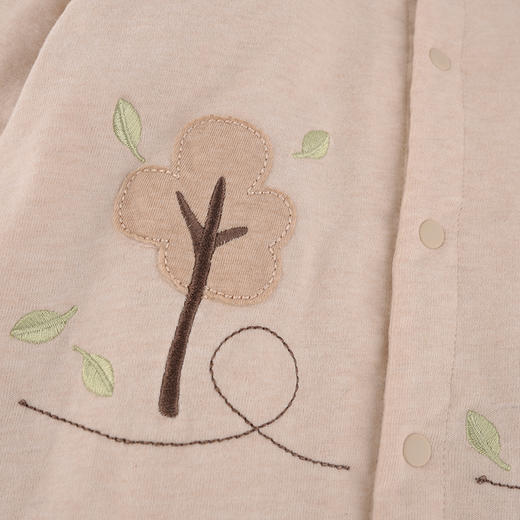 棉果果冬季新品专柜同款彩棉对开夹棉连体衣M401722899607 商品图4