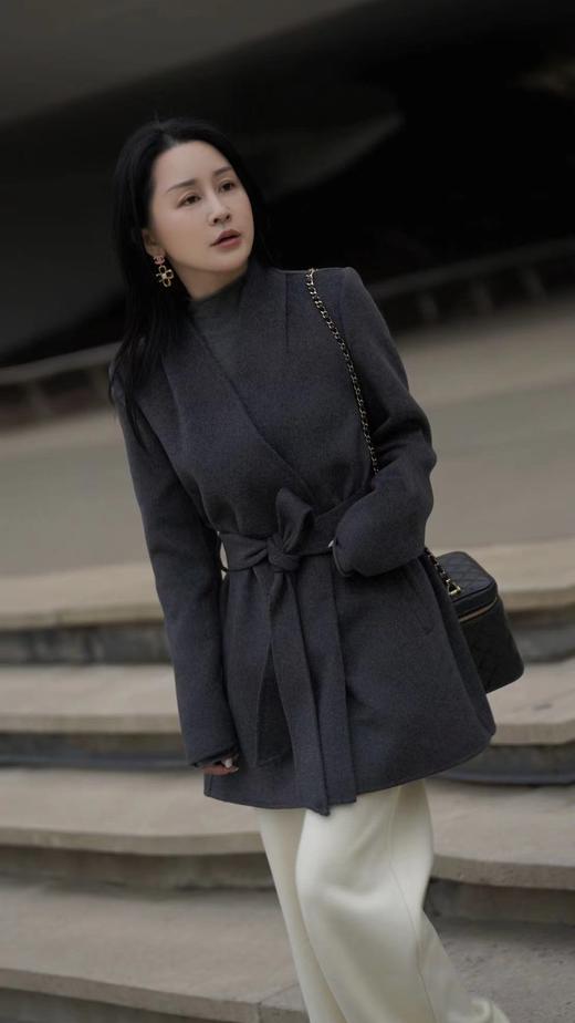 【S1】臣禾十羊绒一手长大衣JZ244080126 商品图2