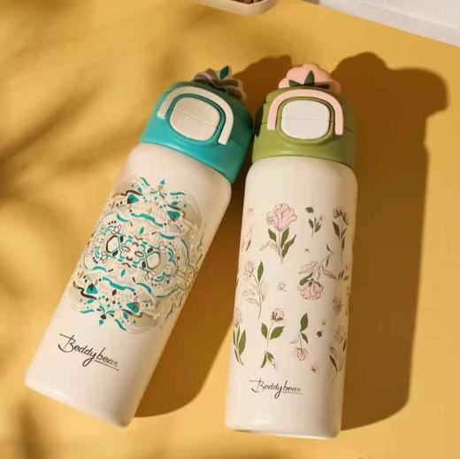 杯具熊盛开双饮系列保温杯（550ML） 商品图0