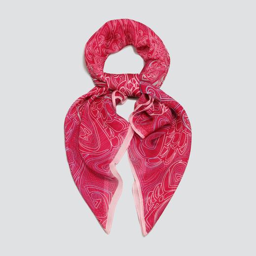 雪纺印花大方巾 KSS1501009 商品图3