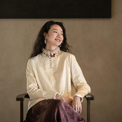 牧衣游原创 丝棉刺绣夹棉棉服------ 寒梦 商品图0