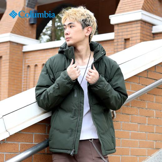 哥伦比亚男式净色羽绒外套XE2522 商品图1