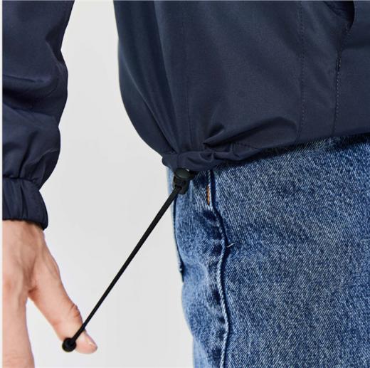 佐丹奴男装BM纯色梭织可藏帽网里风衣外套13074827 商品图13