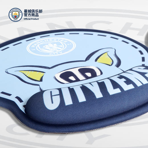 【官方正版】曼城俱乐部 | 立体鼠标垫护腕计算机电脑配件可爱卡通球迷周边 商品图4