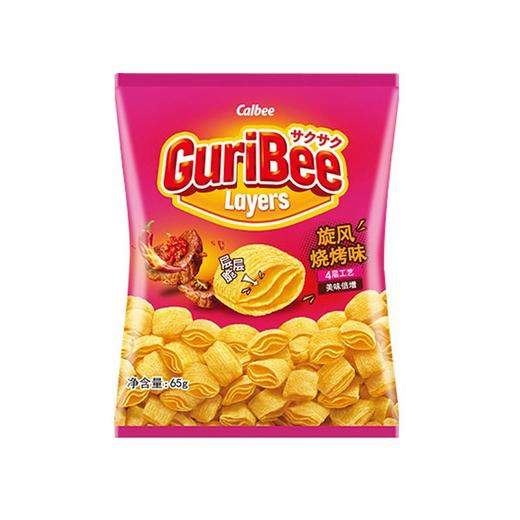 calbee牌 GuriBee烧烤味层层脆 65g/袋 商品图0