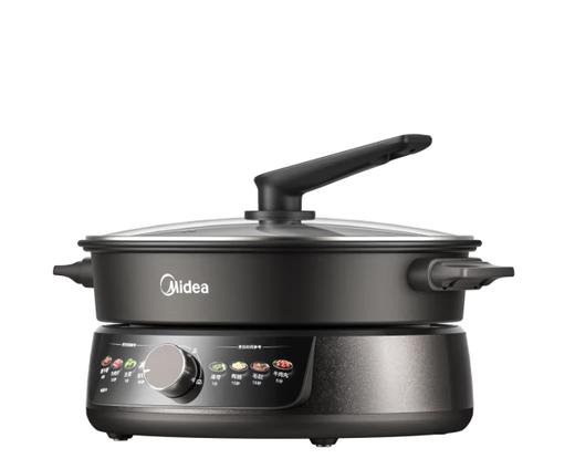 美的（510568）电火锅分体式家用电炒锅电煮锅电热锅料理锅多功能4.5L大容量DHE30H4 商品图5