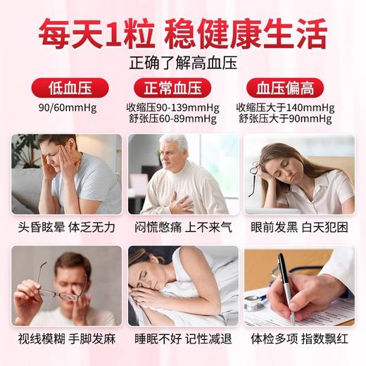 AFC血压进口平衡片gaba中老年心脑保健品血管稳血压健康血脂 商品图3