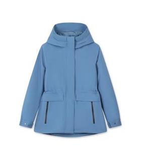 法国AIGLE女棉服灰蓝青色AG001