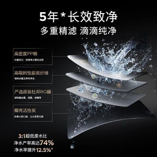 西门子（SIEMENS）【水玲珑】700Pro嵌饮机冰热款 嵌入式家用直饮机RO反渗透 6.86英寸触控屏 饮水生活用水二合一 WS7060BC1C曜石黑 商品图3