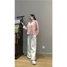 【抖音专属】 高定阔腿裤（19809126E35米色）