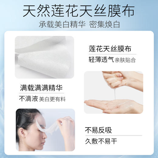 【年货节直降】美肤宝烟酰胺美白面膜 5片装/盒 美白补水保湿提亮淡斑淡痘印 商品图4