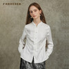 Famecoco范可儿缎感新中式衬衣气质高级国风长袖衬衫FAC6BH008 商品缩略图3