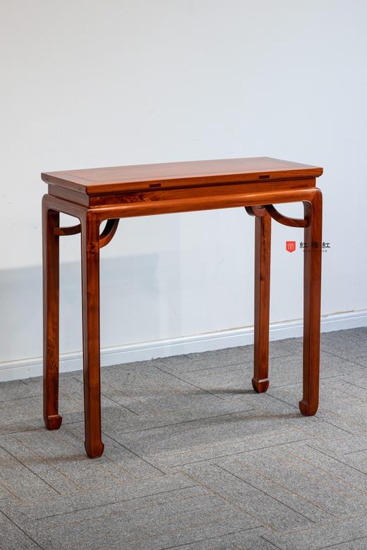 红桥红  家具严选  缅甸花梨（大果紫檀）【恭王府 霸王枨小条桌】 商品图1