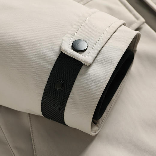 【特大码】【可拆卸帽】【新款DBW】大依优型大码工装羽绒服鸭绒外套领口加绒休闲胖子大码男休闲宽松加肥加大上衣 商品图6