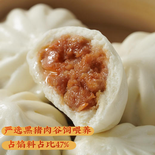 广州酒家黑猪肉小笼包300g*3袋装叉烧包广式早茶点心半成品广东港式早餐 商品图6