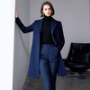 IWY/银行酒店前台接待物业售楼部珠宝店职业装藏青色羊毛大衣ND9022 商品缩略图1