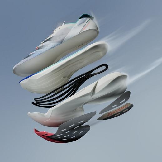 adidas 阿迪达斯 ADIZERO ADIOS PRO 3 全速争胜马拉松碳柱碳板跑鞋 商品图9