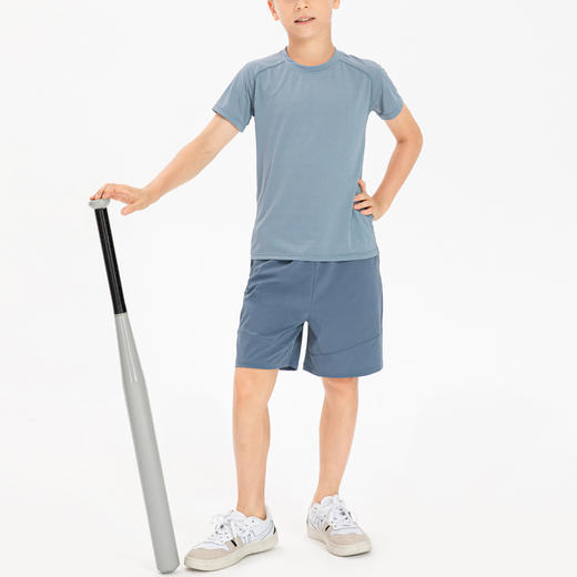 跃牌【欲动春风】男装系列 儿童宽松运动短裤健身跑步休闲短裤童装23413 商品图3