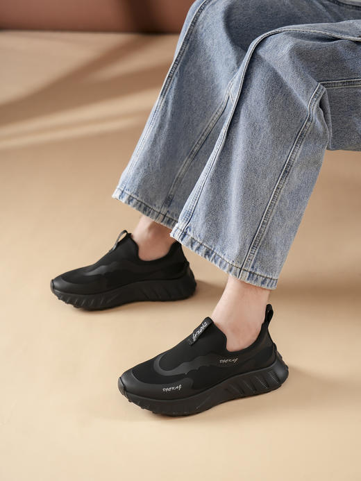 豪麟名鞋奥莱迪嘉男鞋休闲鞋织物DJWTA42MX003黑色  原价1960元 商品图1